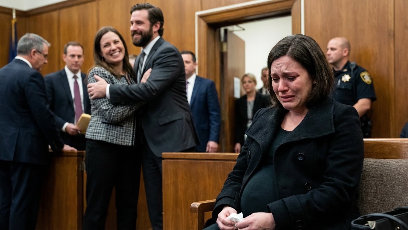 La esposa embarazada humillada en el tribunal… pero un millonario irrumpe y cambia su destino
