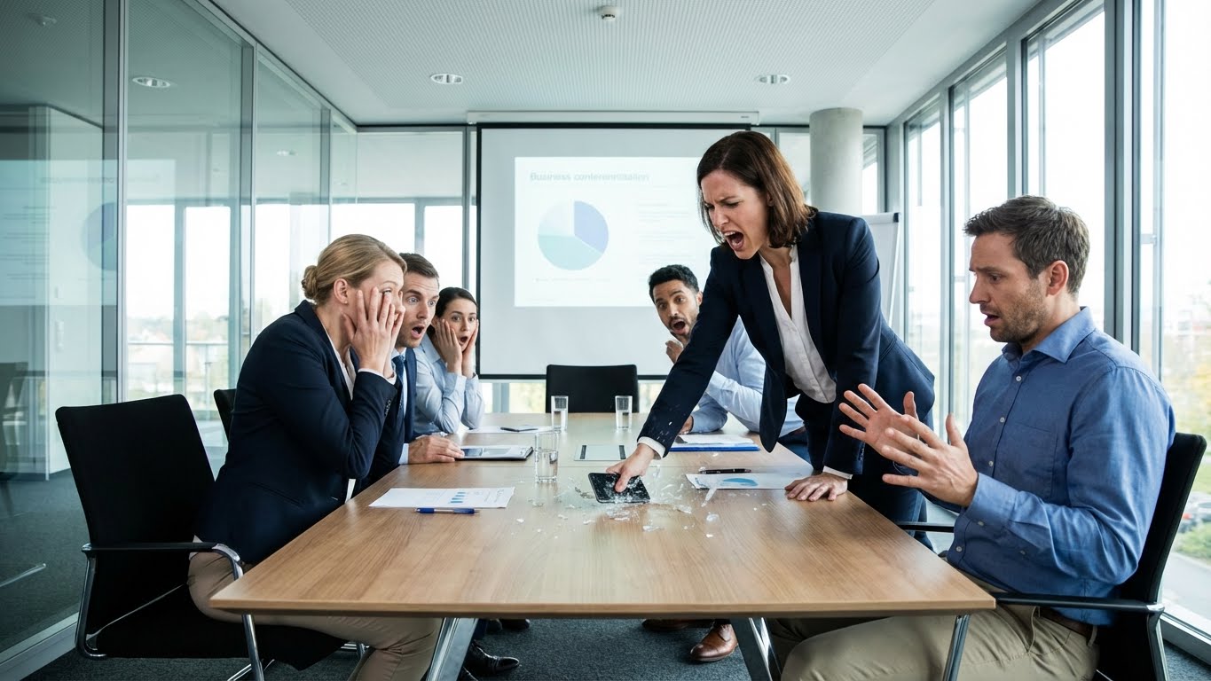 La CEO lo humilló ante 20 directivos… y el conserje destapó el infierno con un solo video