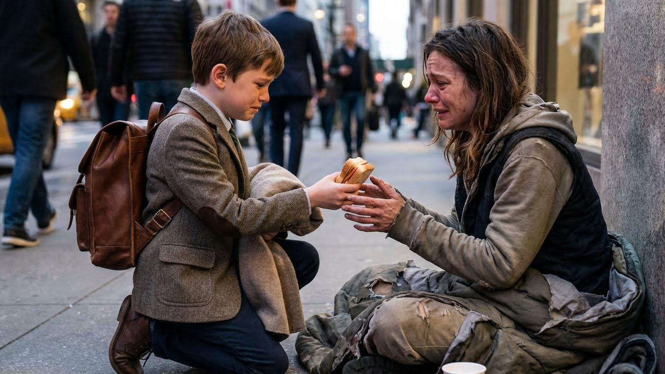 La abrazó sin miedo: el gesto del niño que estremeció al millonario más frío
