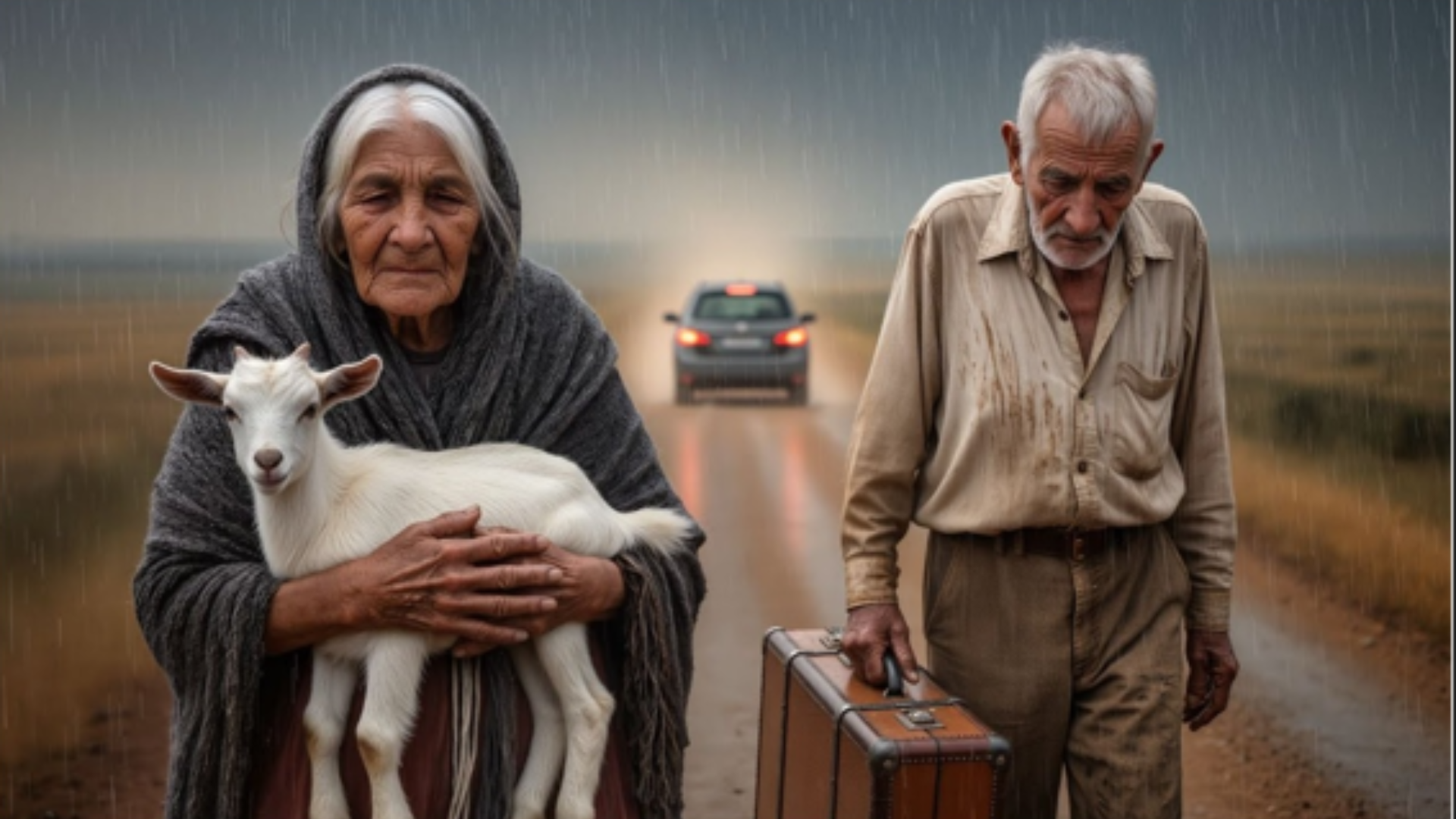 “Los dejaron bajo la lluvia… y minutos después entendieron por qué nadie debía abrir esa maleta