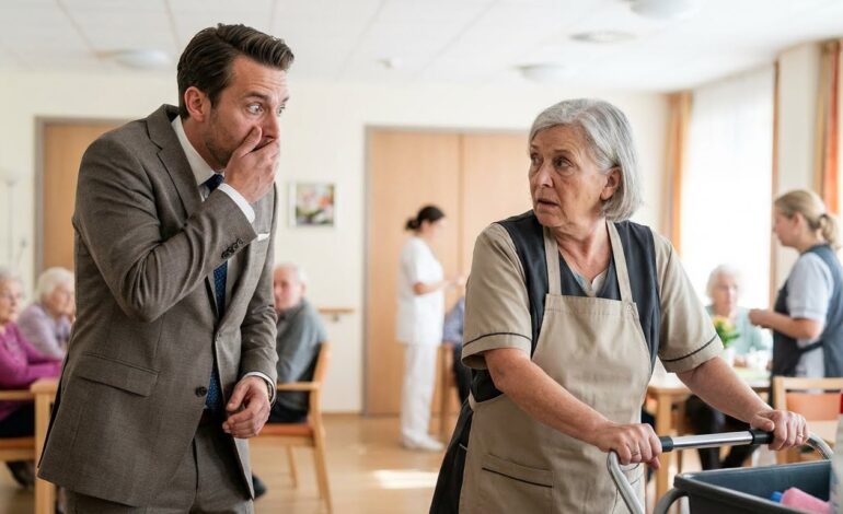 Creyó que su madre estaba muerta, pero la encontró limpiando… y todo fue una mentira