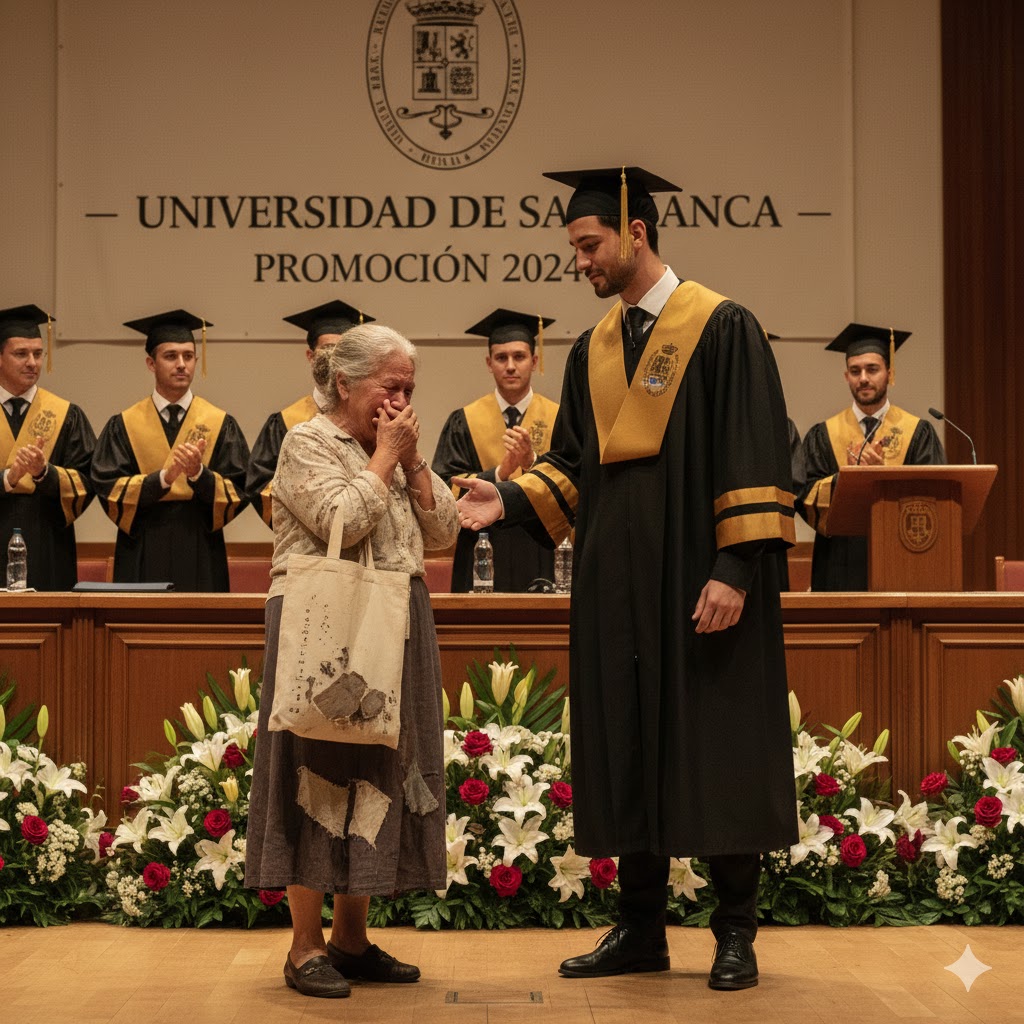They mocked me for being the garbage man’s son — but at graduation, I grabbed the mic, said just one line… and the entire hall went silent before bursting into tears.
