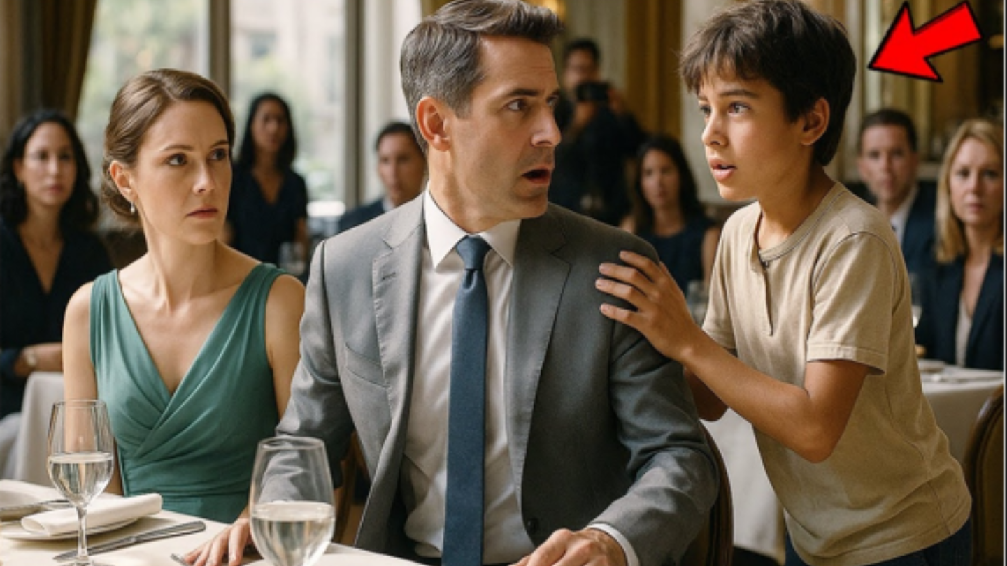 Nadie escuchó al niño… hasta que el empresario cayó frente a todos