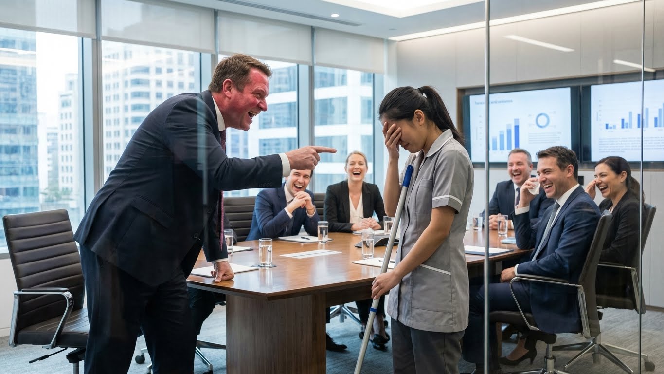 El millonario humilló a la limpiadora… y en segundos ella destruyó su imperio.