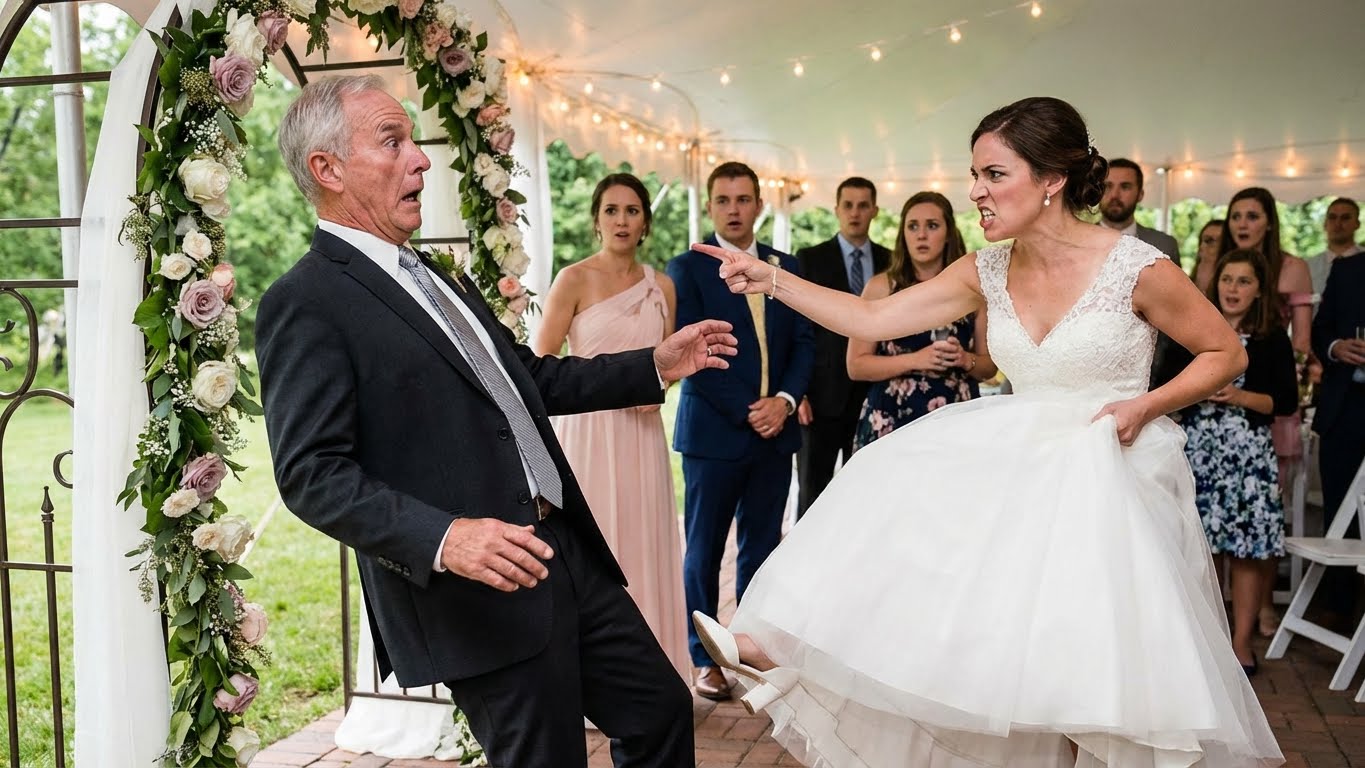 La novia expulsó a su padre de la boda… y él respondió con una decisión que heló la sangre
