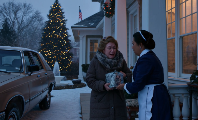 My son invited me to Christmas dinner after a year of not speaking to me. When I arrived at his house, the maid stopped me and whispered, “Don’t go in. Leave immediately!” I trusted her. I ran to my car. Five minutes later…