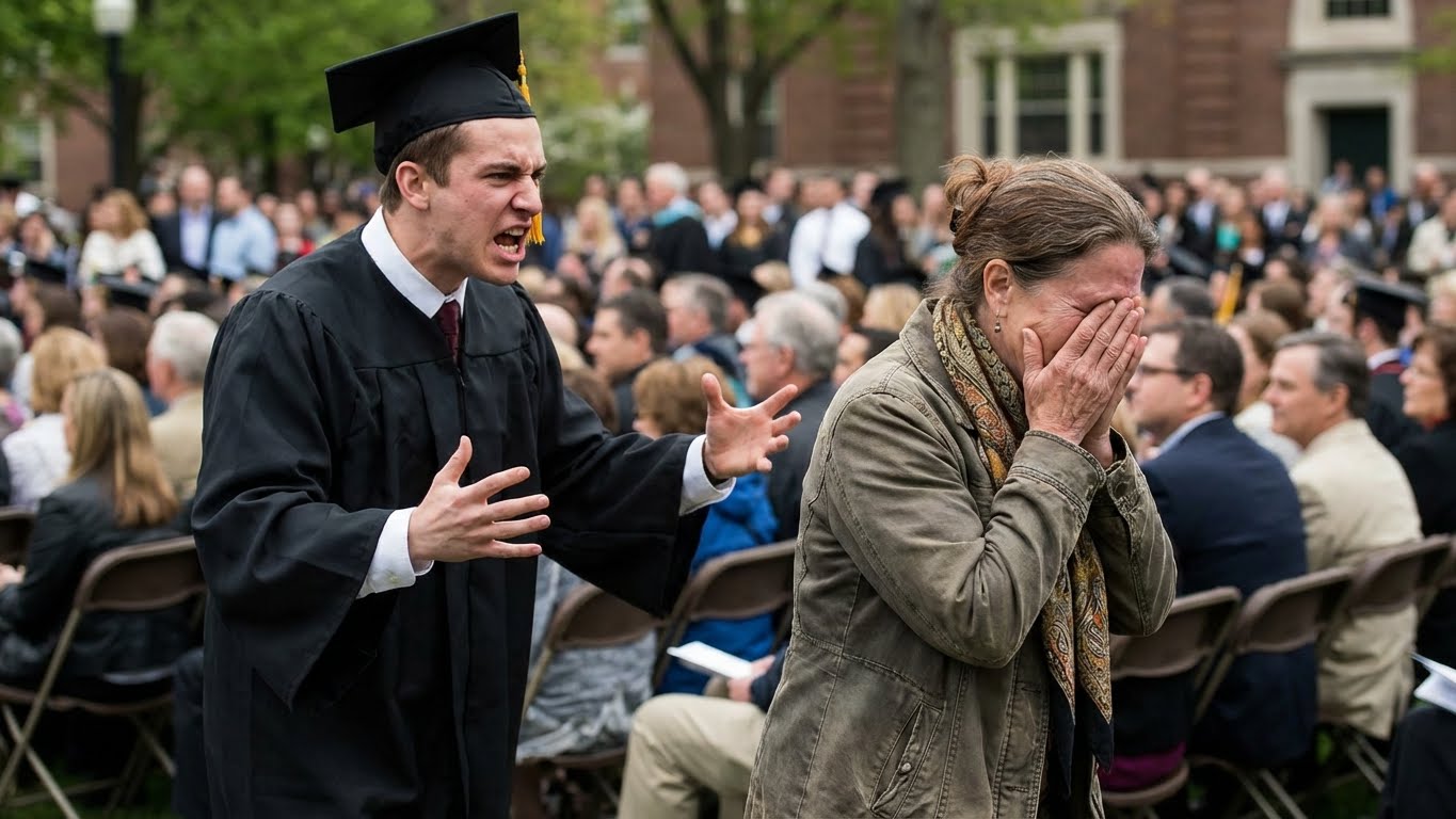 Le grité a mi madre: “¡SAL! ¡ME ESTÁS AVERGONZANDO!”… y un sobre que ella sostenía reveló un secreto impactante