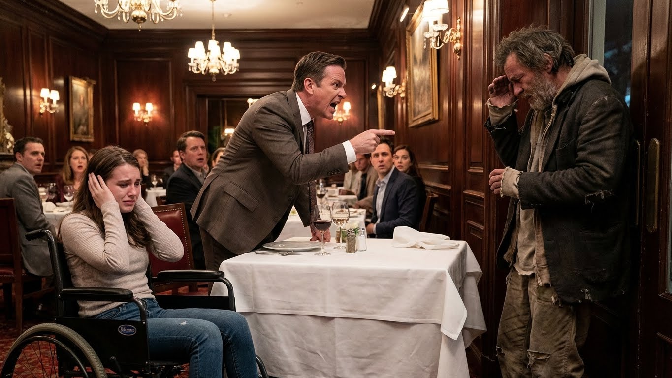 Todos se burlaron del vagabundo… hasta que señaló a la hija del magnate y dijo: ‘TÚ PUEDES CAMINAR’