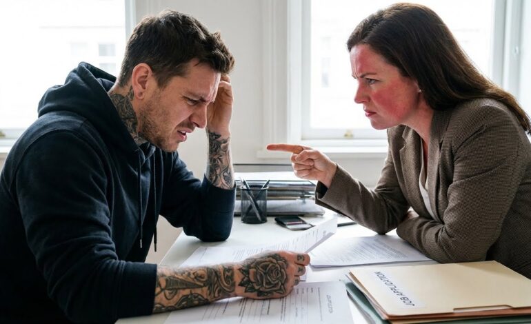 Me rechazaron por mis tatuajes… y descubrí el secreto sucio del gerente