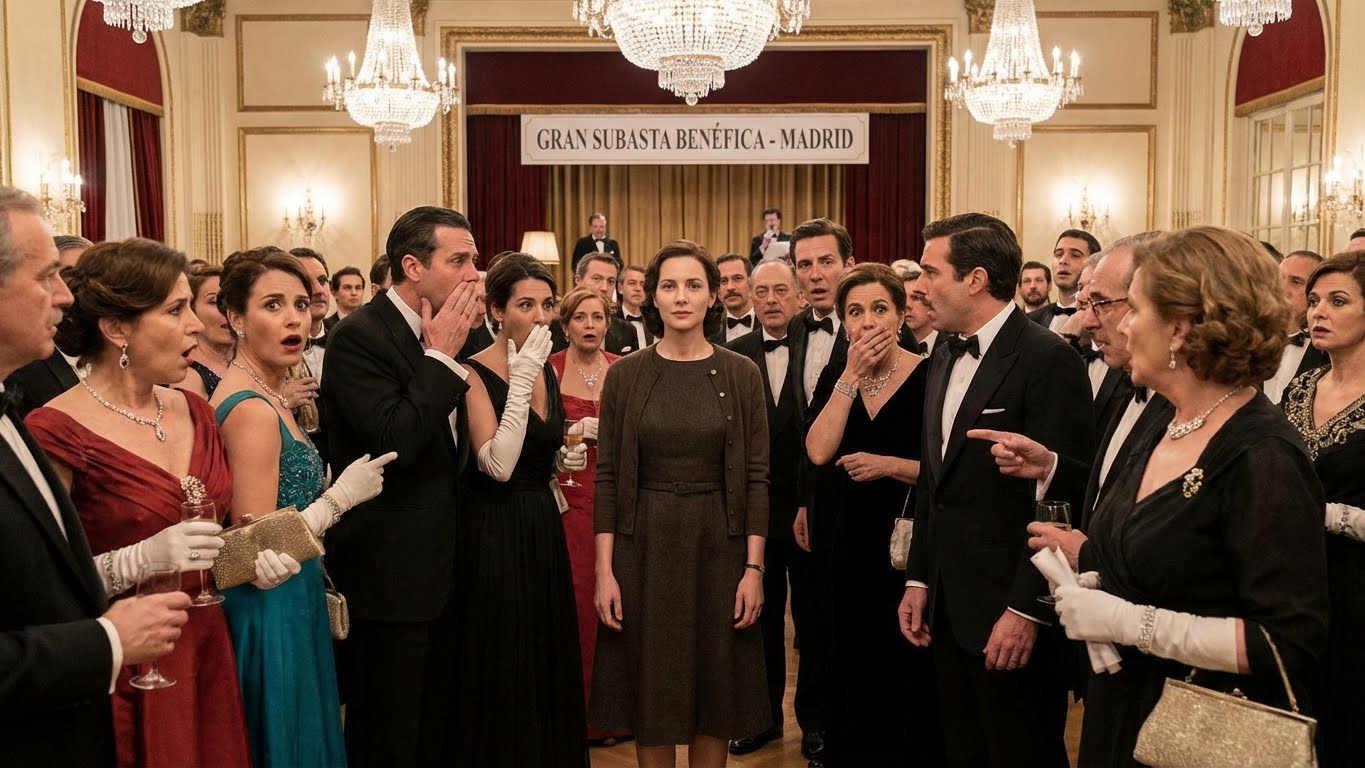 Ella acude a la subasta para ser humillada… y acaba comprando la mansión delante de todos.