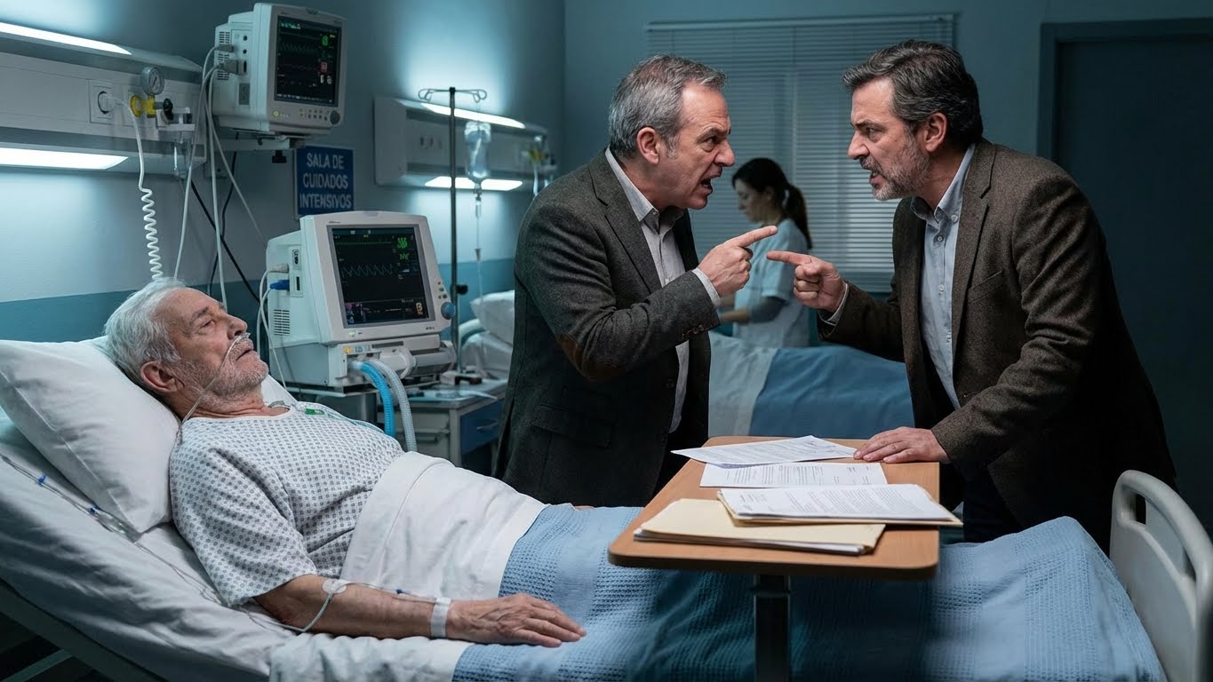 Desperté del coma… y escuché a mis hijos repartirse mi funeral