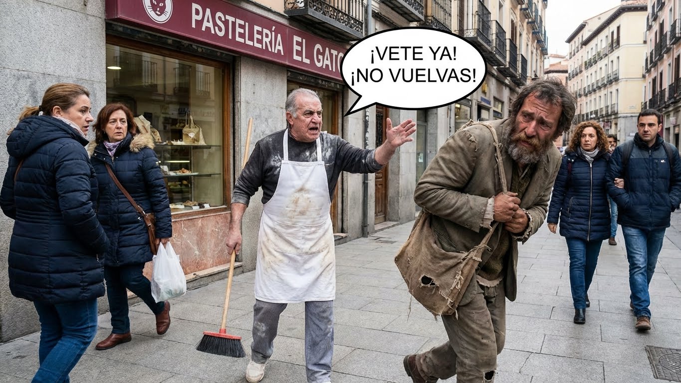 El dueño de la tienda no se dio cuenta de que acababa de cometer un grave error