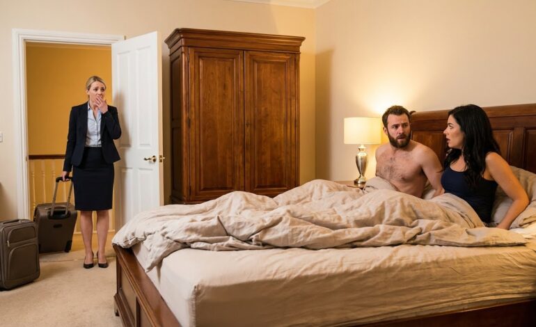 Volvió de Barcelona para sorprender a su marido… y encontró a su asistente en su cama