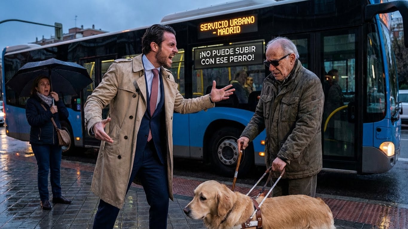 Le cerraron la puerta a un ciego y su perro guía. Lo que pasó al día siguiente fue una venganza perfecta.