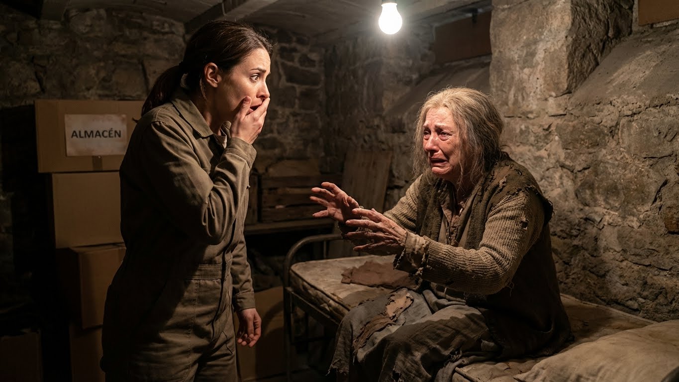 La empleada rompió la regla del sótano… y encontró a la madre del millonario encadenada