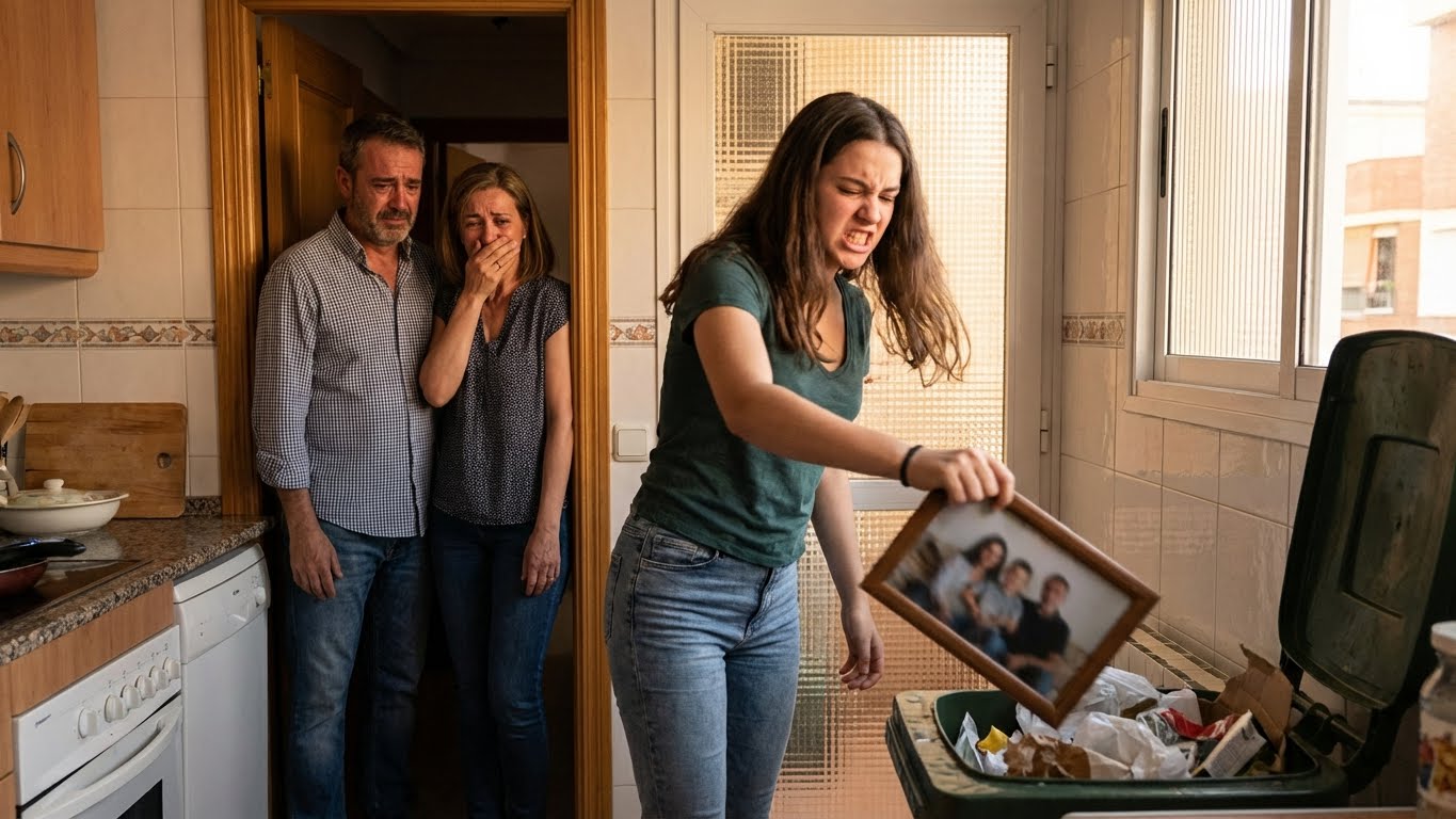 Busqué mis fotos en la basura y encontré algo peor: una traición en mi propia familia