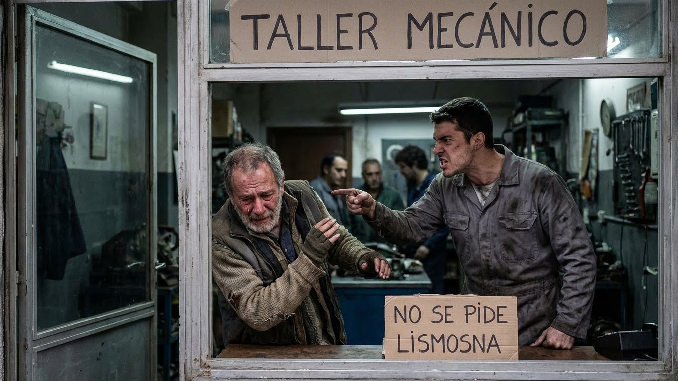 Humilló a un anciano en el taller… y resultó ser el dueño