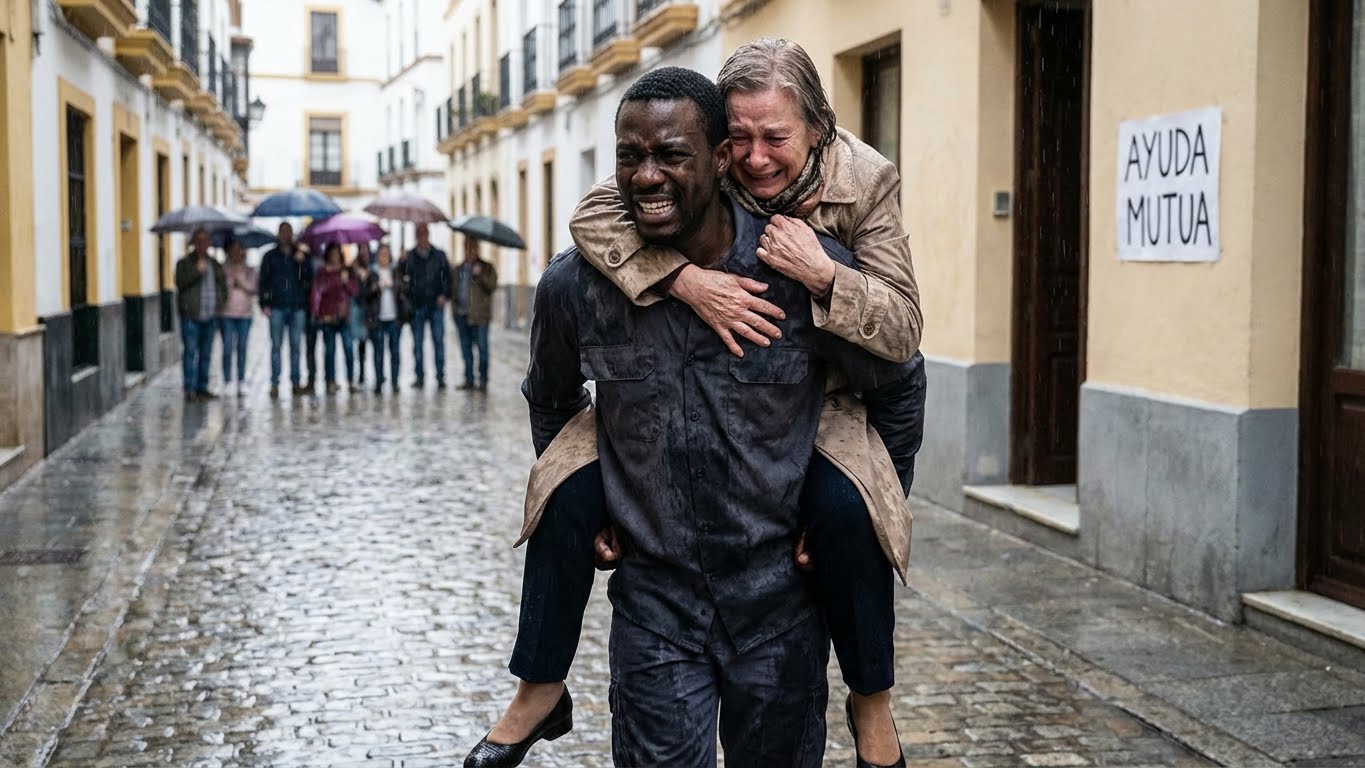 Ayudó a una anciana bajo la lluvia… y perdió su entrevista: lo que pasó después es IMPACTANTE