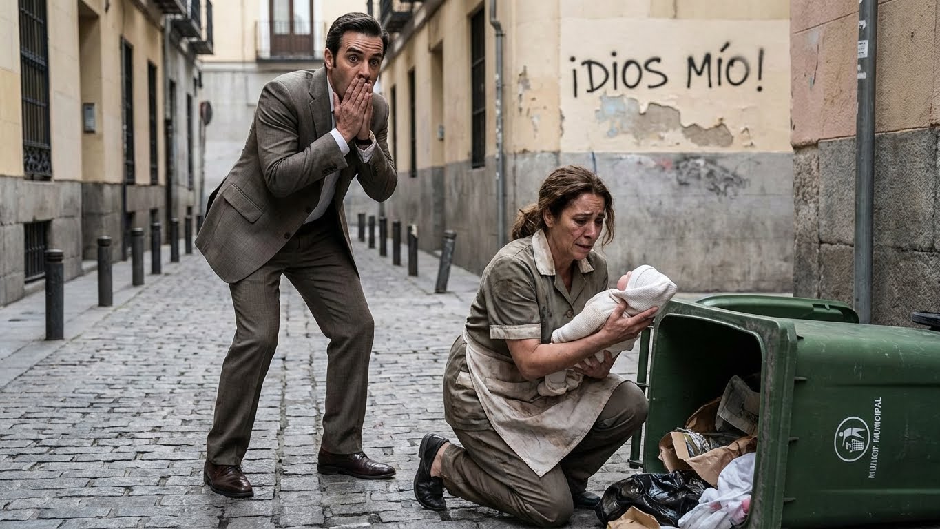 La criada oyó un llanto a las 5 a.m.: lo que vio en el contenedor la perseguirá para siempre