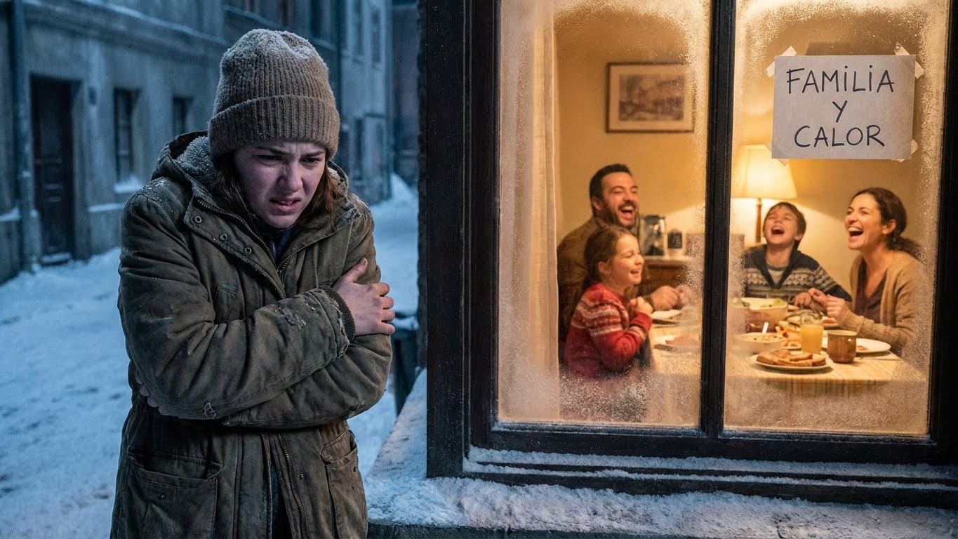 Lo dejaron temblando en la nieve y se rieron