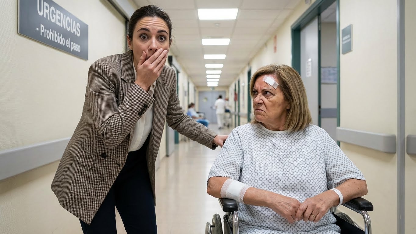 Mi hijo me abandonó en el hospital. Semanas después volvió… con una esposa que gritó al verme