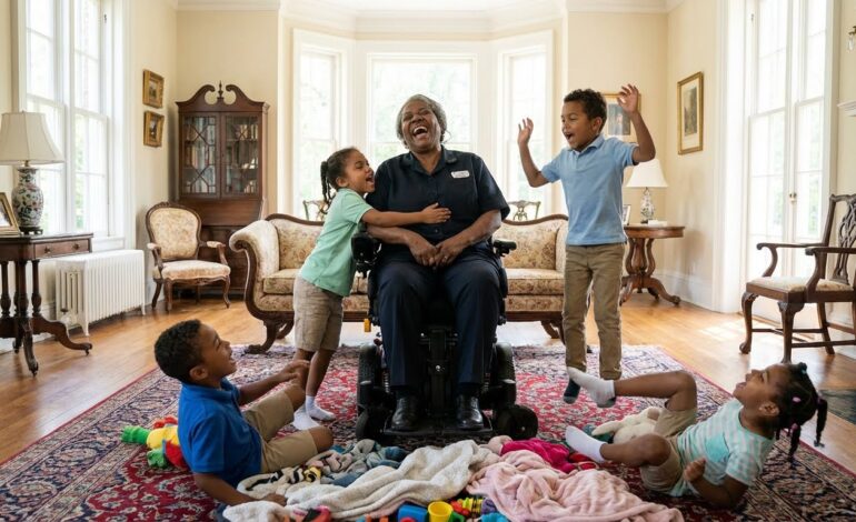 Nadie aguantó a los 4 hijos del millonario… hasta que llegó una niñera en silla de ruedas y TODO cambió
