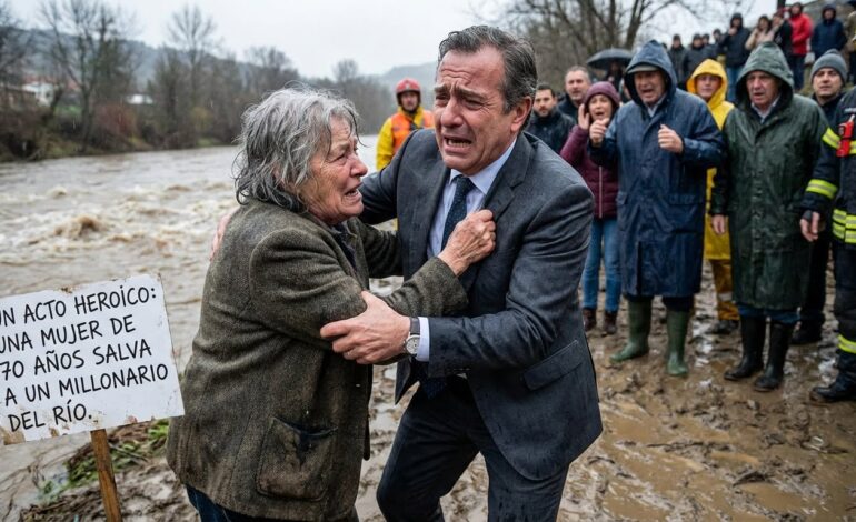 A los 76 años rescaté del río a un hombre atado… y era el millonario desaparecido