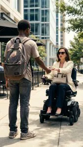 She was a billionaire in a wheelchair who had grown used to being alone— until a ragged teenage boy looked her in the eyes and said the one sentence that stopped her heart: “I just need a chance.” She had no idea that saying yes that day would change both of their lives forever.