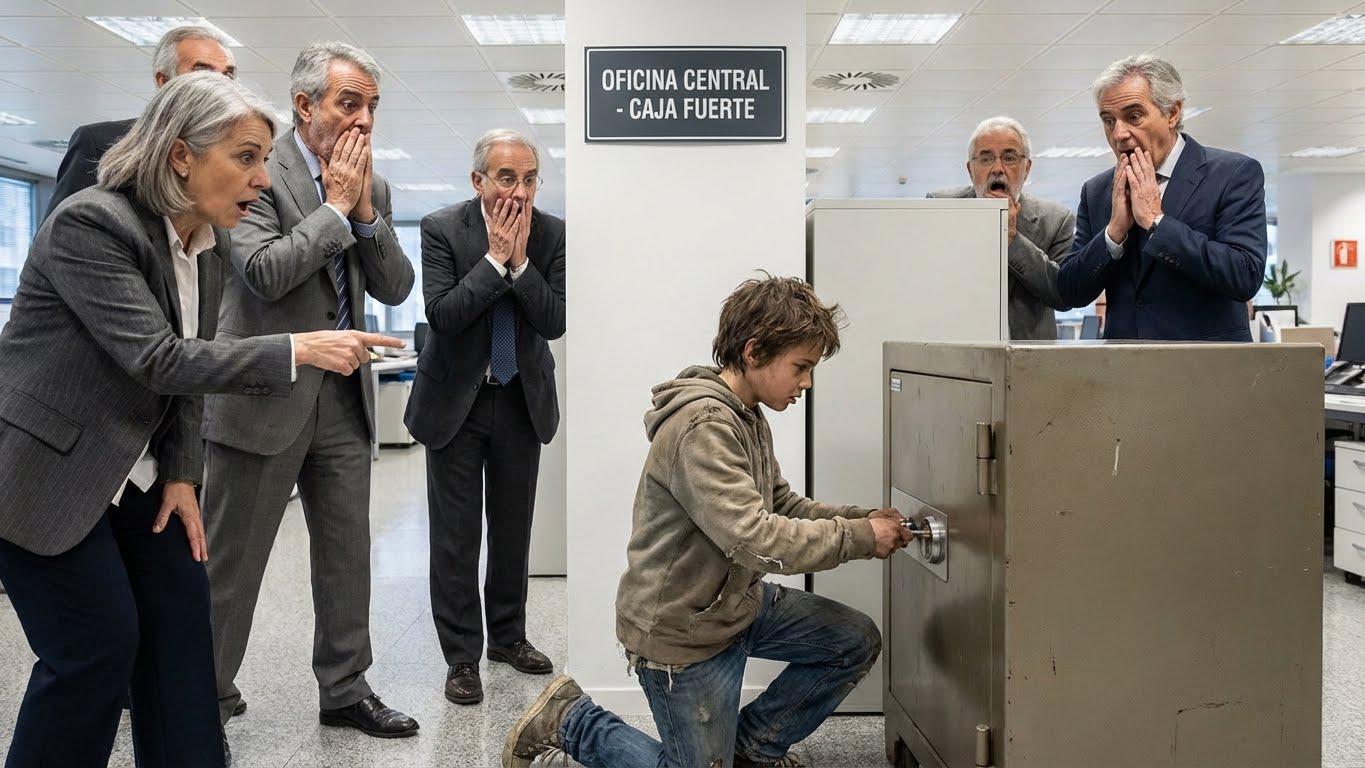 Un niño descalzo humilló a un multimillonario… y lo que había en la caja fuerte lo destruyó