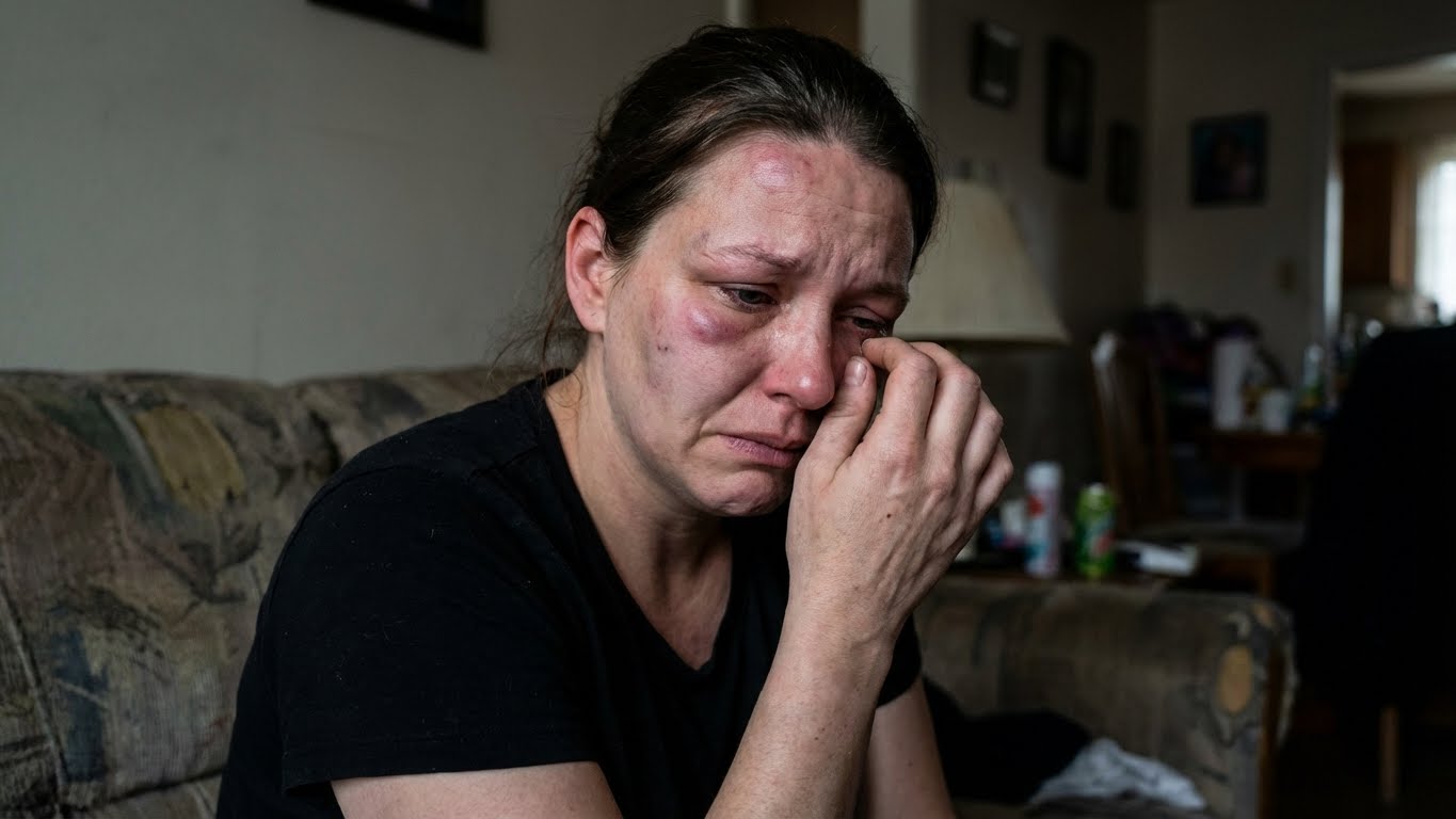 Mi marido me pegó… y después me dio maquillaje: ‘Sonríe, mamá viene a almorzar