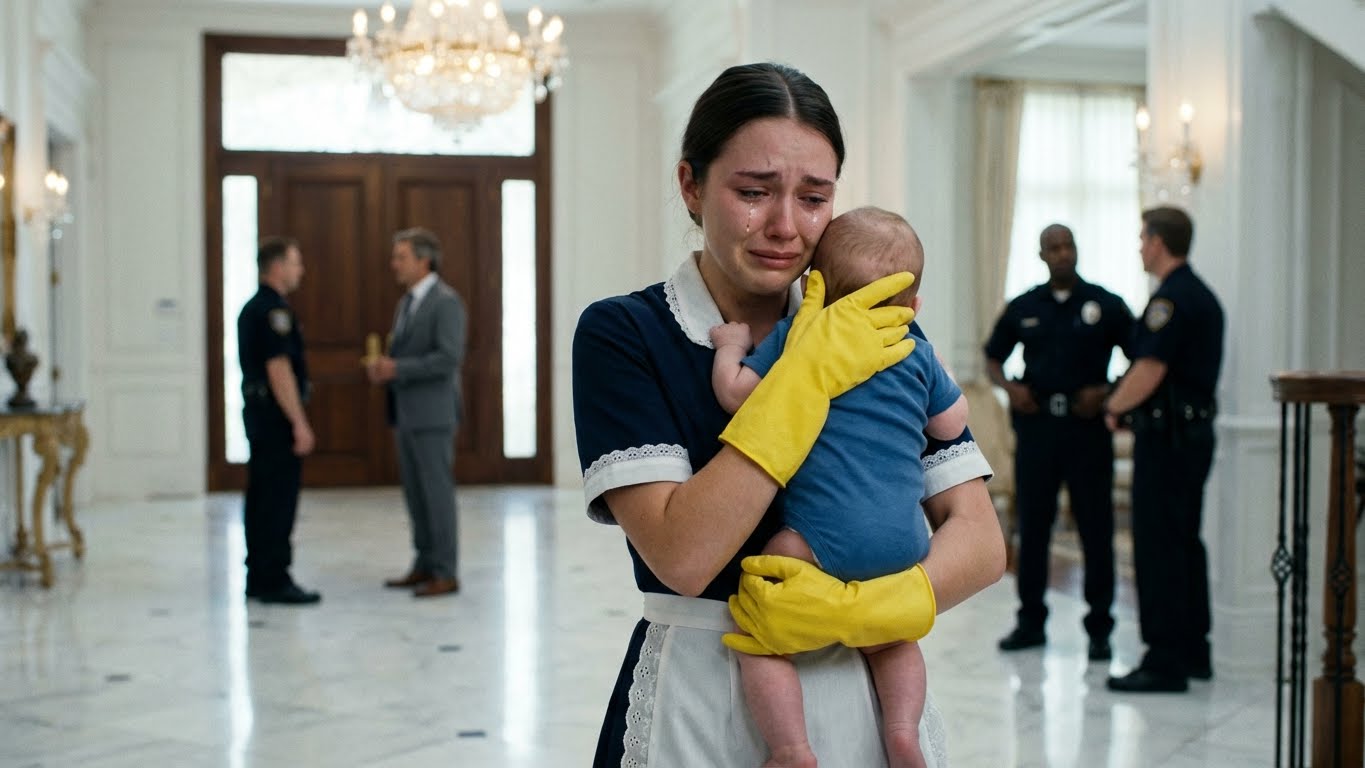 ¡EL MILLONARIO CAE… Y SU BEBÉ DESAPARECE! La empleada descubre la verdad en la mansión vacía