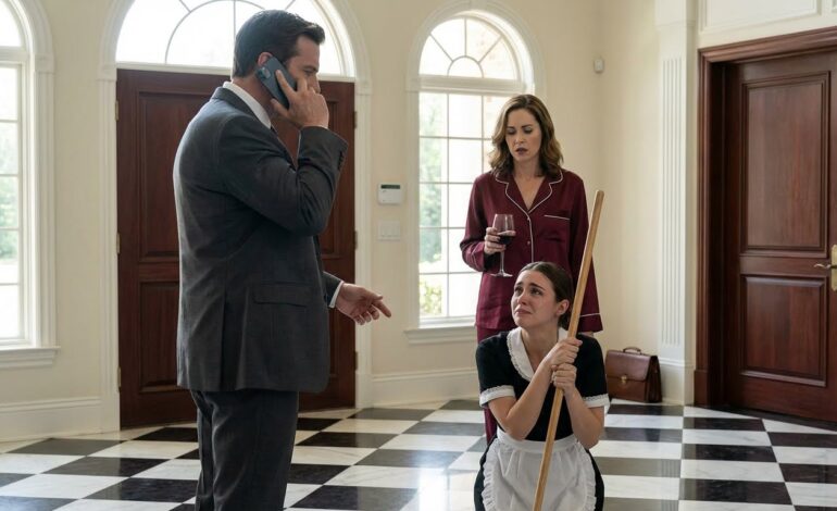 Volví después de 15 años… y encontré a mi hija limpiando SU propia mansión