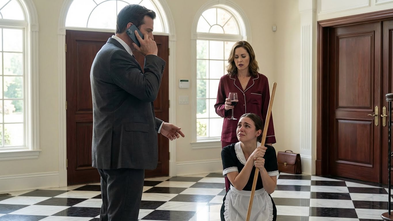 Volví después de 15 años… y encontré a mi hija limpiando SU propia mansión