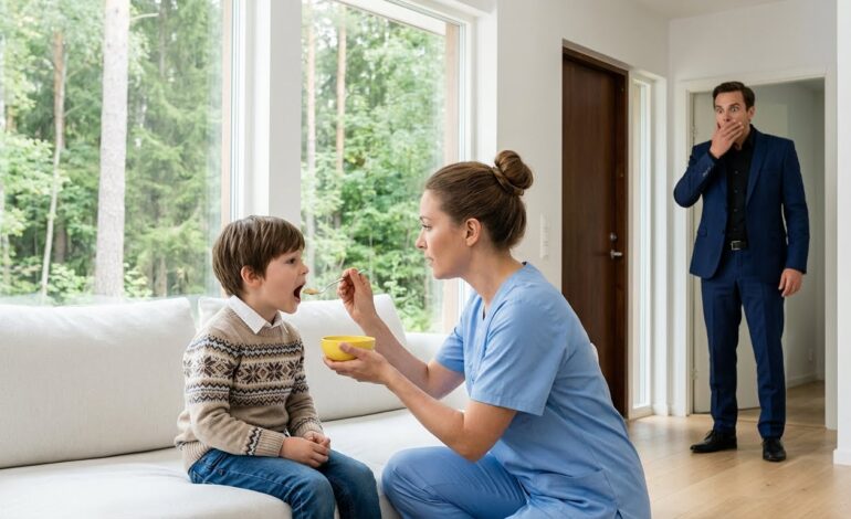 Un millonario prometió casarse con quien hiciera hablar a su hijo… y la sirvienta destapó el secreto más oscuro de la mansión