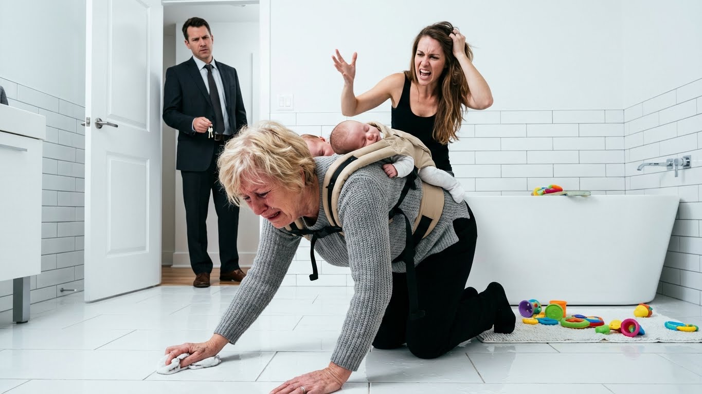 Volvió millonario… y encontró a su madre de rodillas: lo que vio en la lavandería lo cambió todo