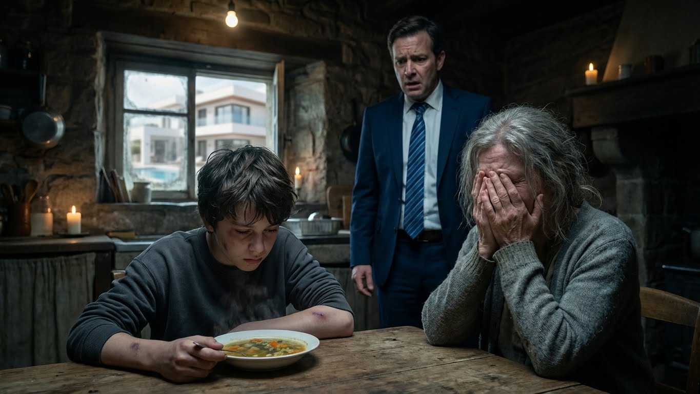 Soy millonario, pero mi hijo pedía comida… ¿Quién lo estaba torturando en mi propia mansión?