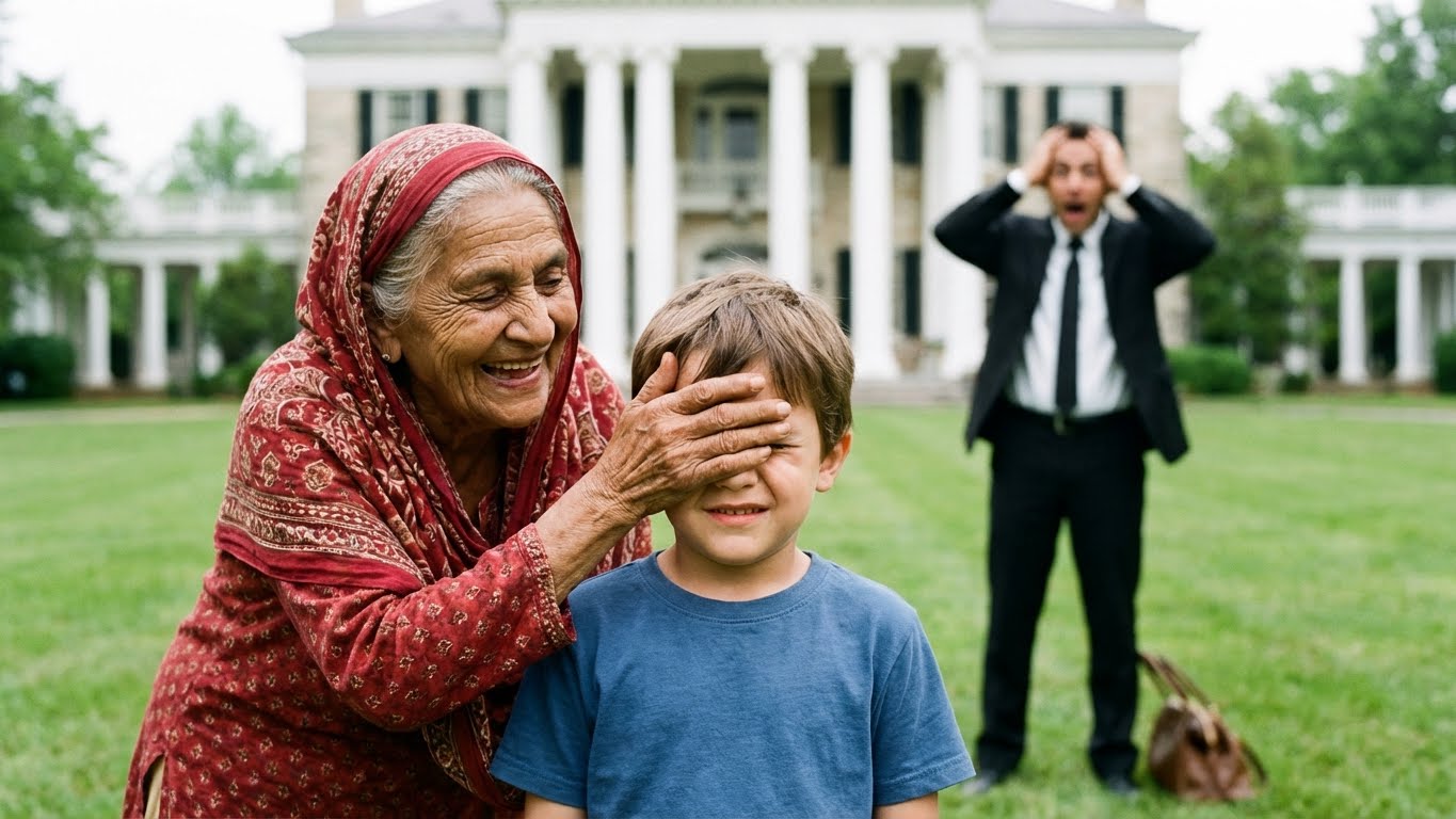 Nació ciego en una mansión… y una anciana le rozó los ojos: lo que vio después nadie lo cree