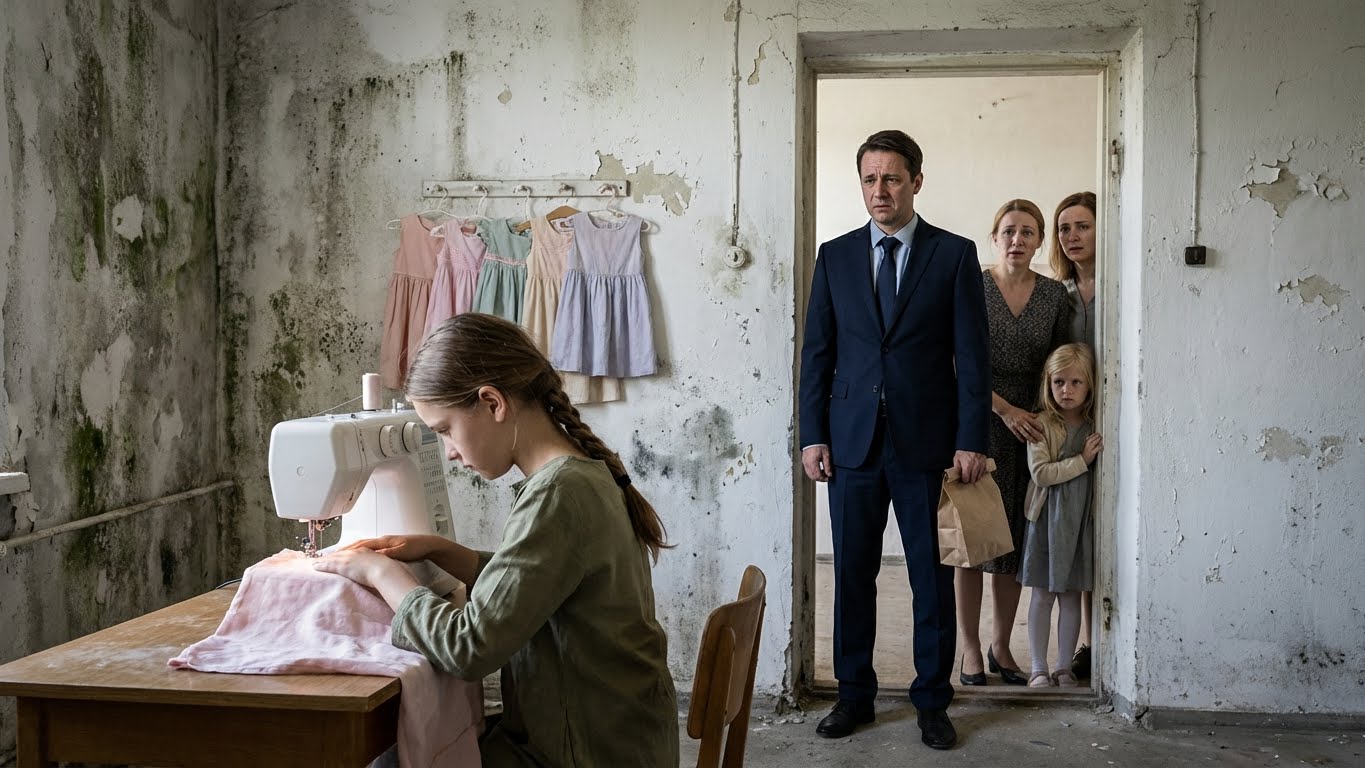 Un millonario entra a una boutique de lujo… y descubre a una niña encerrada