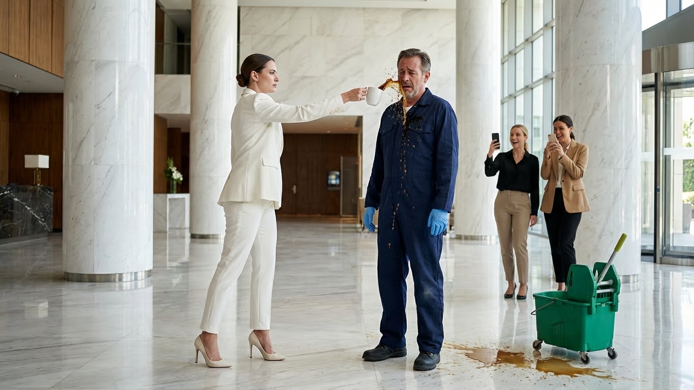 Humilló a un limpiador en público… y minutos después descubrió quién era en realidad