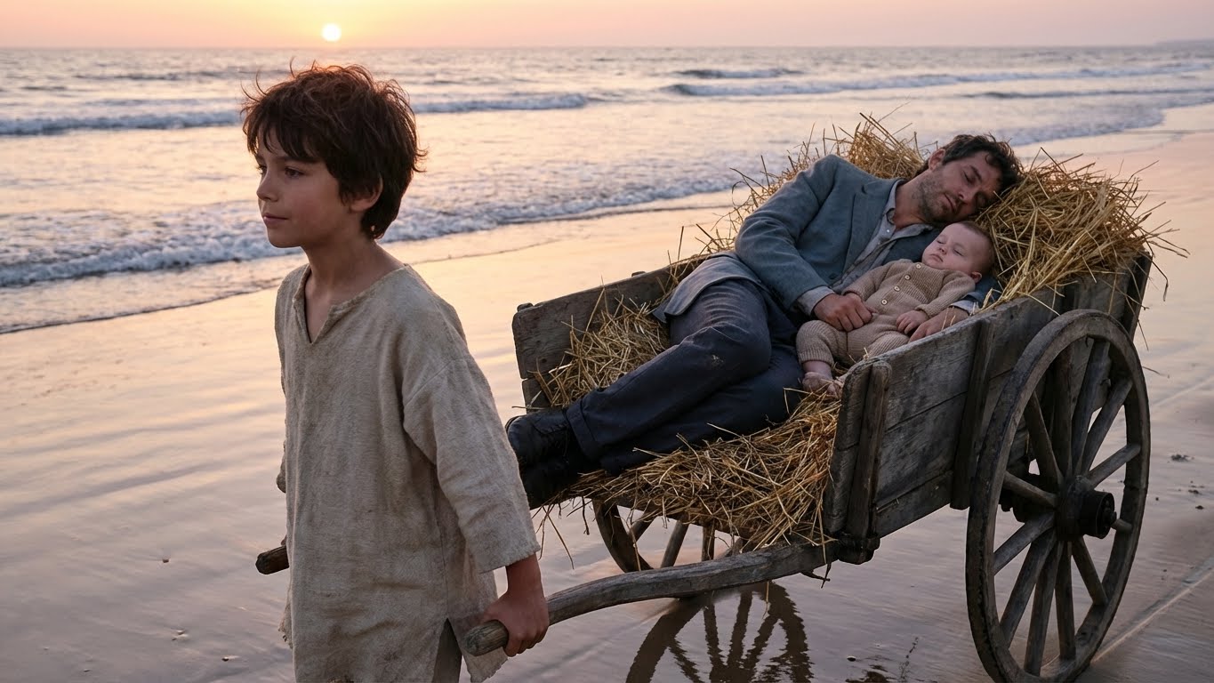 Una niña sin hogar salvó a un bebé en la playa