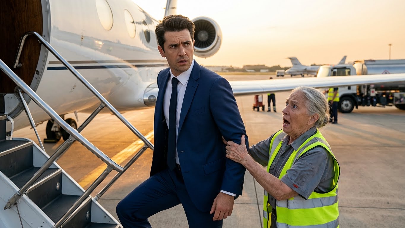 La mujer de la limpieza detuvo un despegue… y evitó una masacre