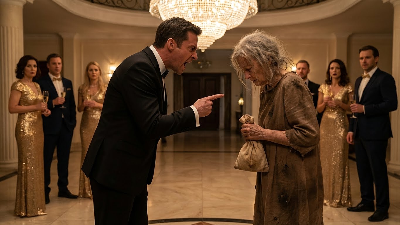 Ella llegó con ropa humilde… y la fiesta de millonarios se convirtió en un INFIERNO