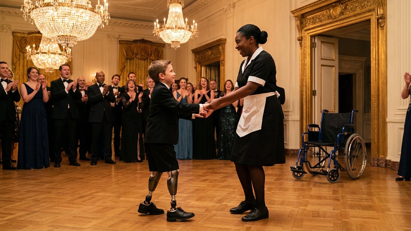 El multimillonario creyó que su hijo jamás bailaría… hasta que una camarera lo cambió todo