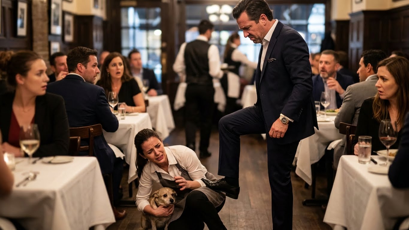 Millonaria abofetea a camarera… pero no imagina quién está sentado detrás de ella