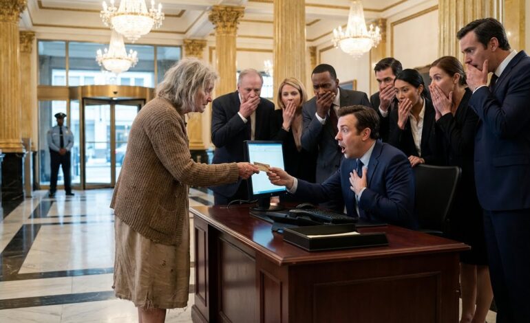 He Mocked the 90-Year-Old Black Woman at the Bank—Then Her Balance Hit the Screen and Everyone Froze