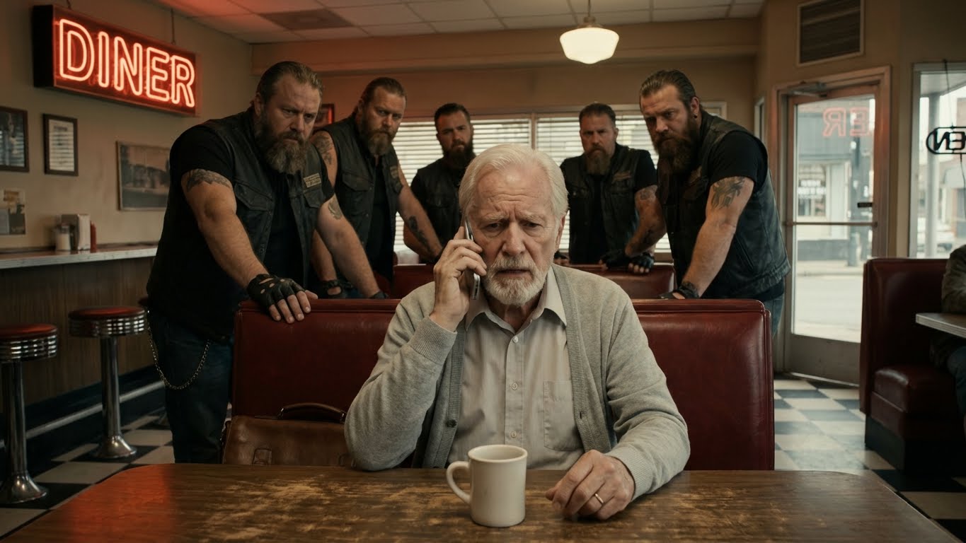 They Snatched the Old Man’s Cane and Laughed… Until the Door Opened Again.