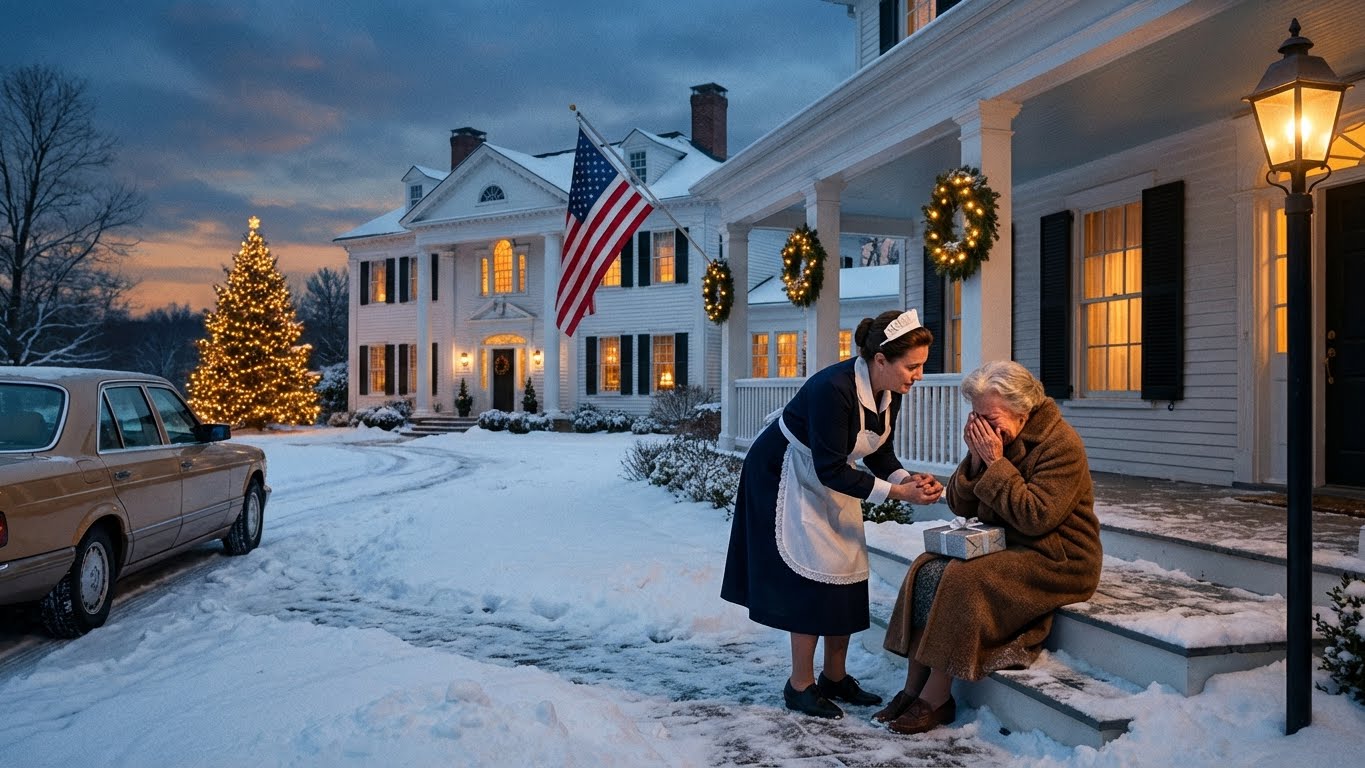 My Son Invited Me to Christmas After a Year of Silence—His Maid Grabbed My Arm and Whispered: “RUN.”