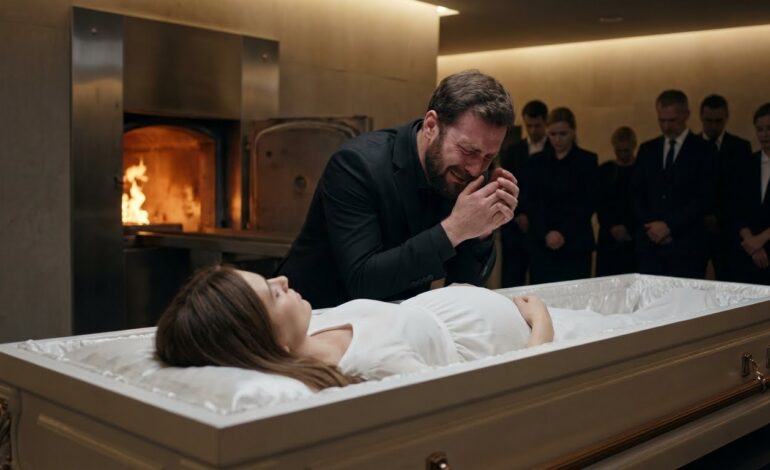 “STOP THE CREMATION!” The Husband Screamed After Seeing Movement in the Coffin.