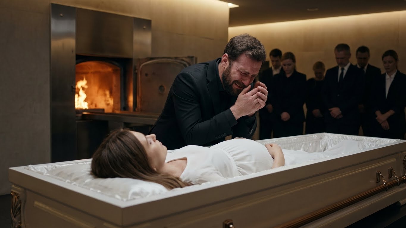 “STOP THE CREMATION!” The Husband Screamed After Seeing Movement in the Coffin.