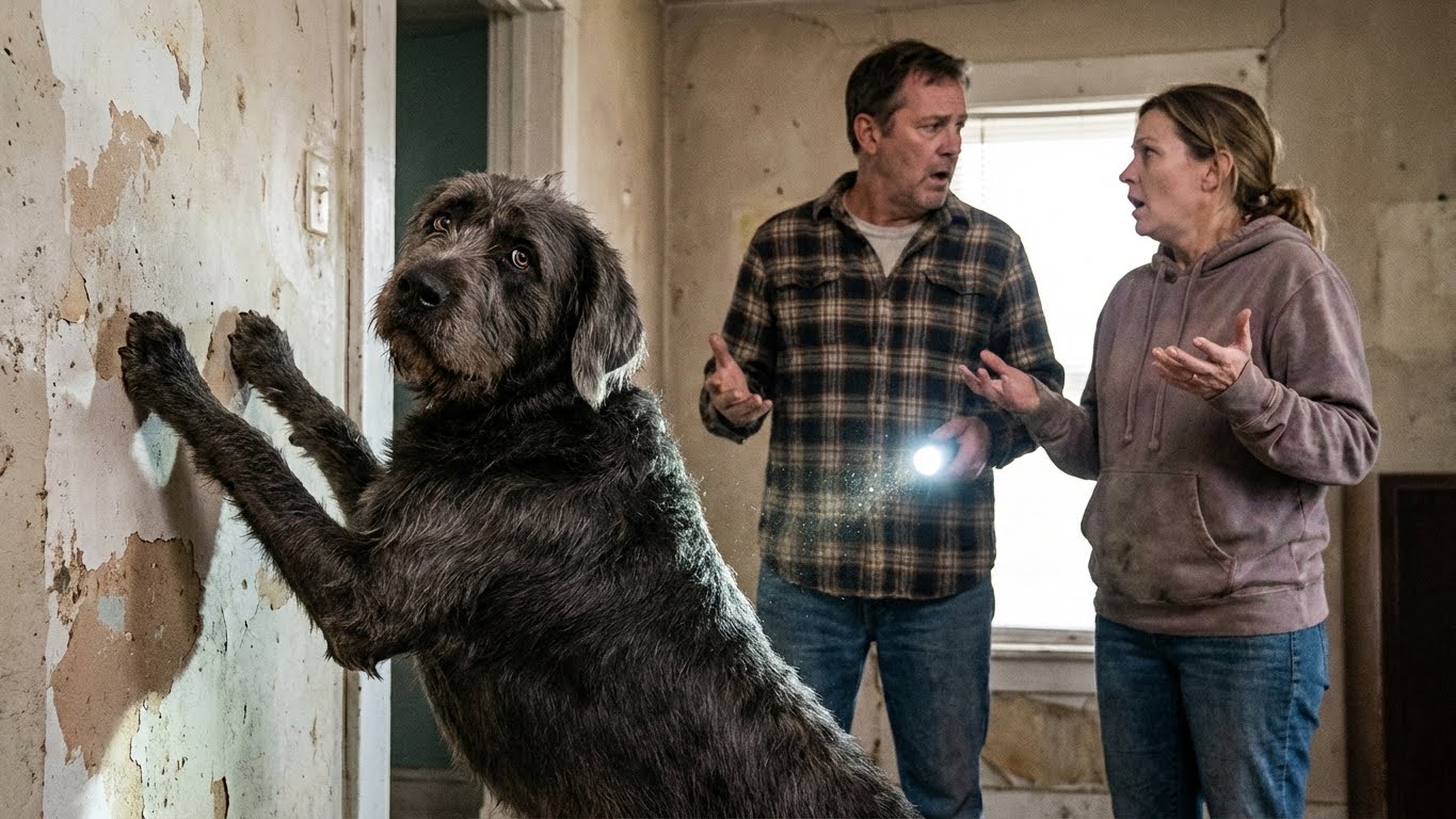Our Dog Growled at One Bedroom Wall for Weeks—So We Smashed It Open…and Someone Whispered Back
